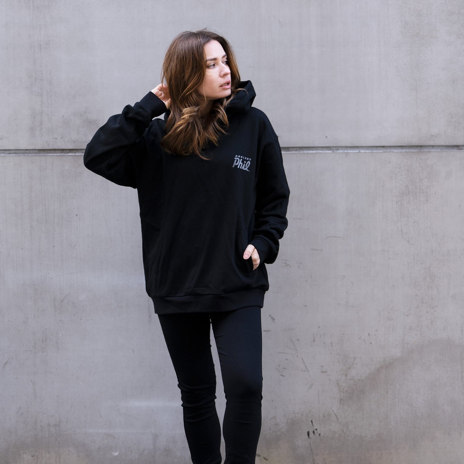 OVER SIZE GRAFIX LOGO HOODIE | THICK COTTON