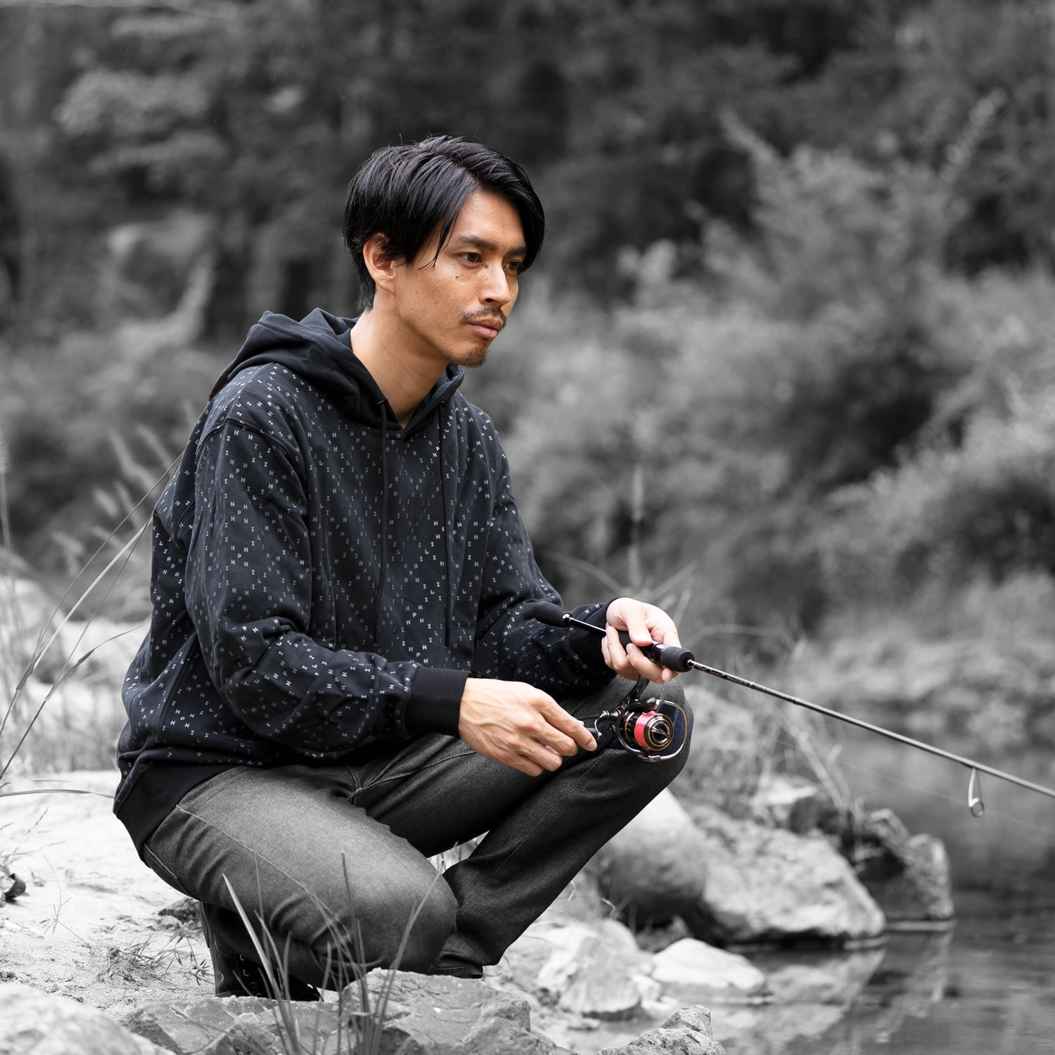 MONOGRAM HOODIE | COTTON