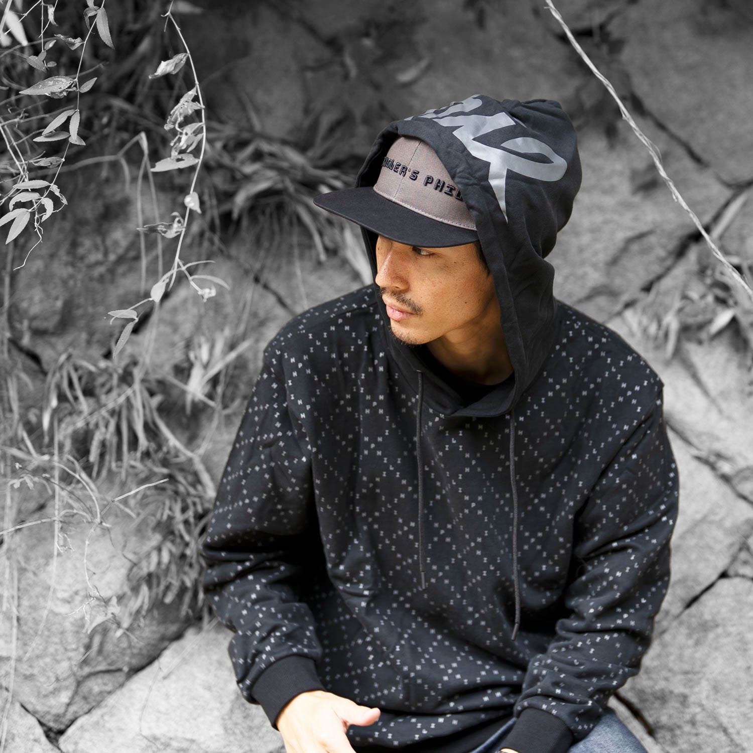 MONOGRAM HOODIE | COTTON